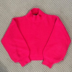 Lulu’s Vibrant Pink Women's Sweater